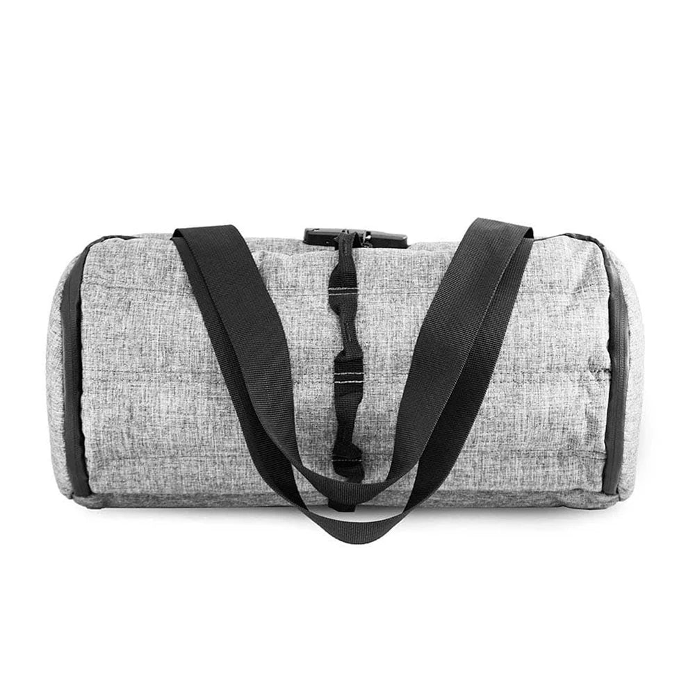 Skunk Duffle Tube Bag- Gray