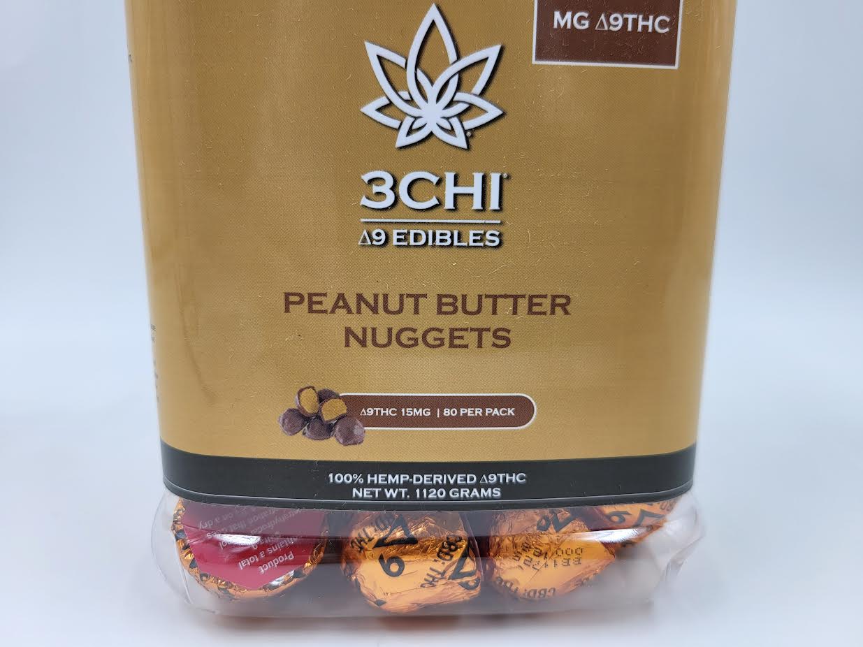 3CHi - Peanut Butter Nugget 15mg (D9 Edibles)