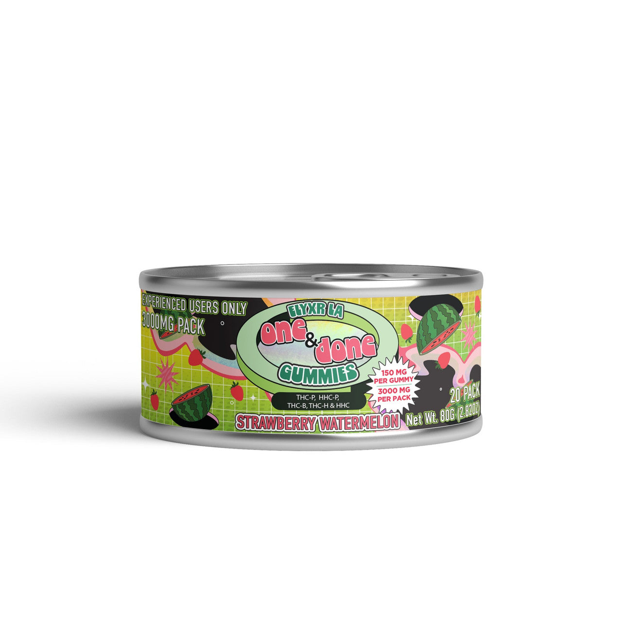 Extrax One and Done THC 150mg, 20 ct Strawberry Watermelon