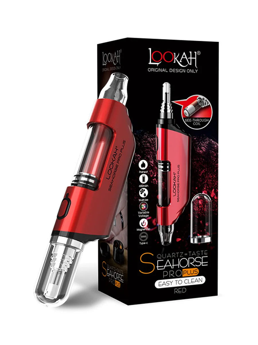 Lookah Vaporizer Seahorse Pro Plus- Red