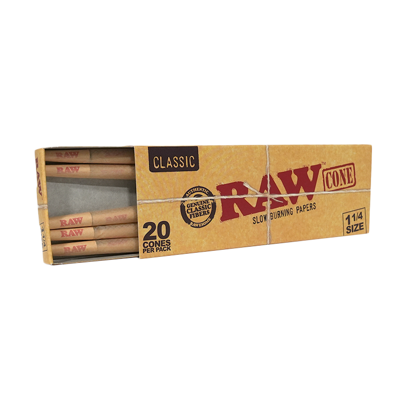RAW Classic 1 1/4 Size Cones 20 Pack