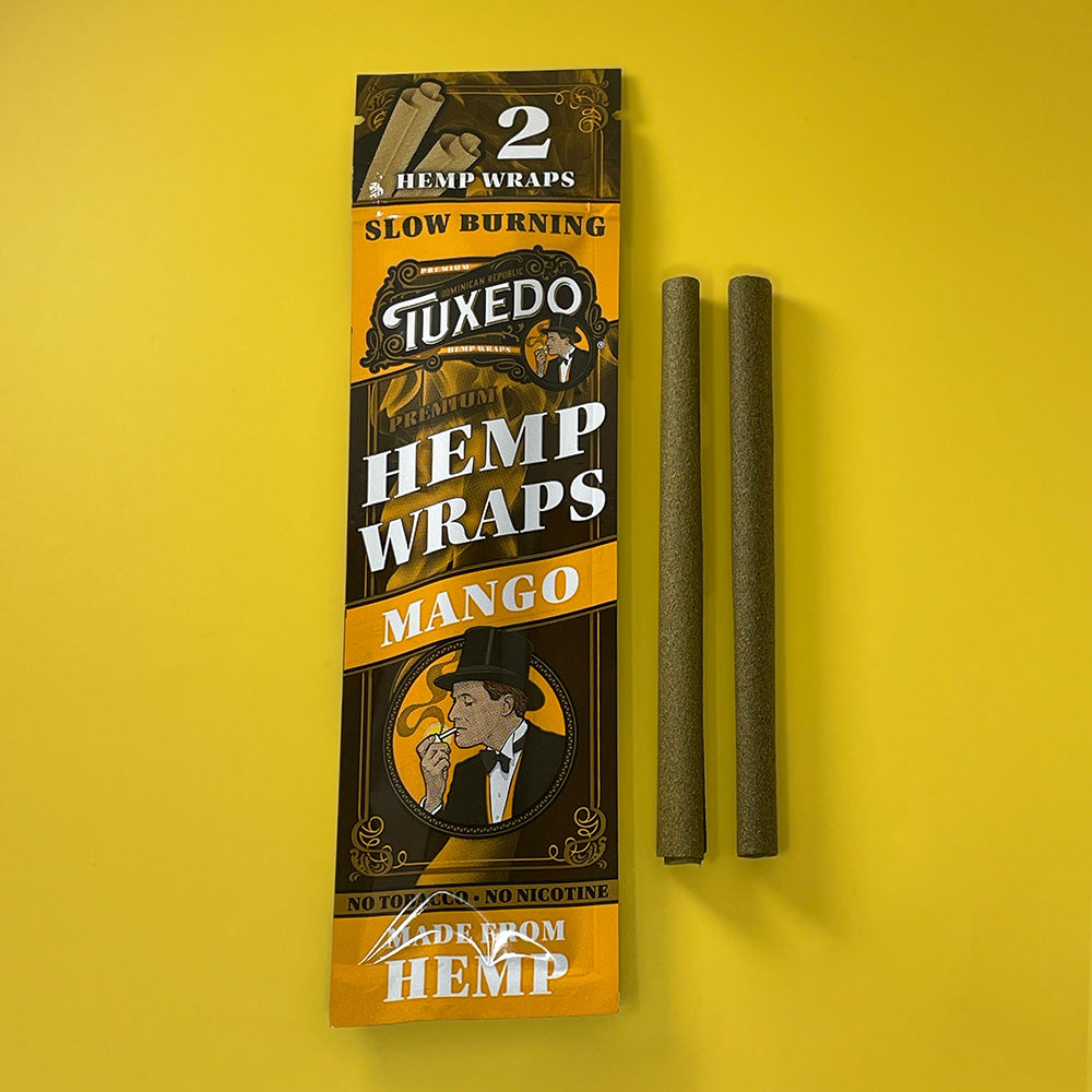Tuxedo Premium Hemp Wraps - Mango