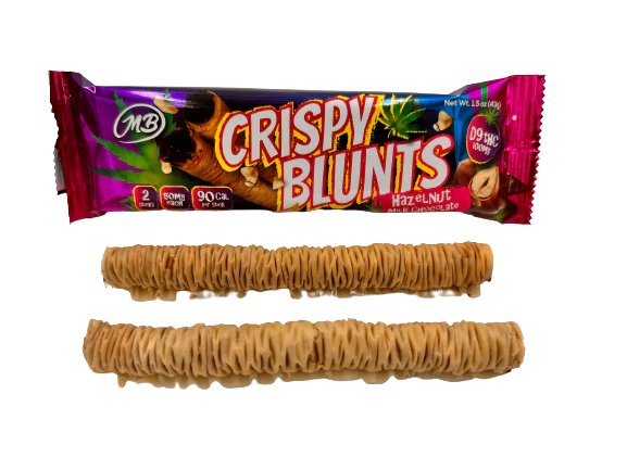 Crispy Blunts - Hazelnut Milk Chocolate (100mg)