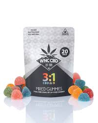 WNC CBD 3:1 Ratio D9 Mixed Gummies 20 Pack