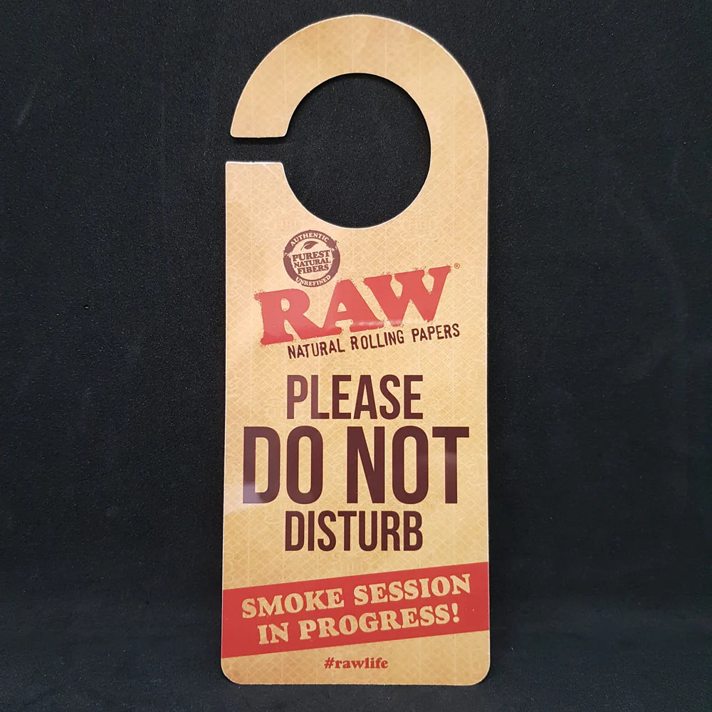 RAW Door Handle Sign