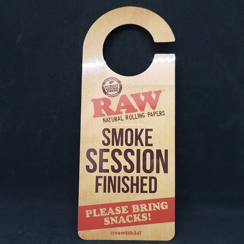 RAW Door Handle Sign