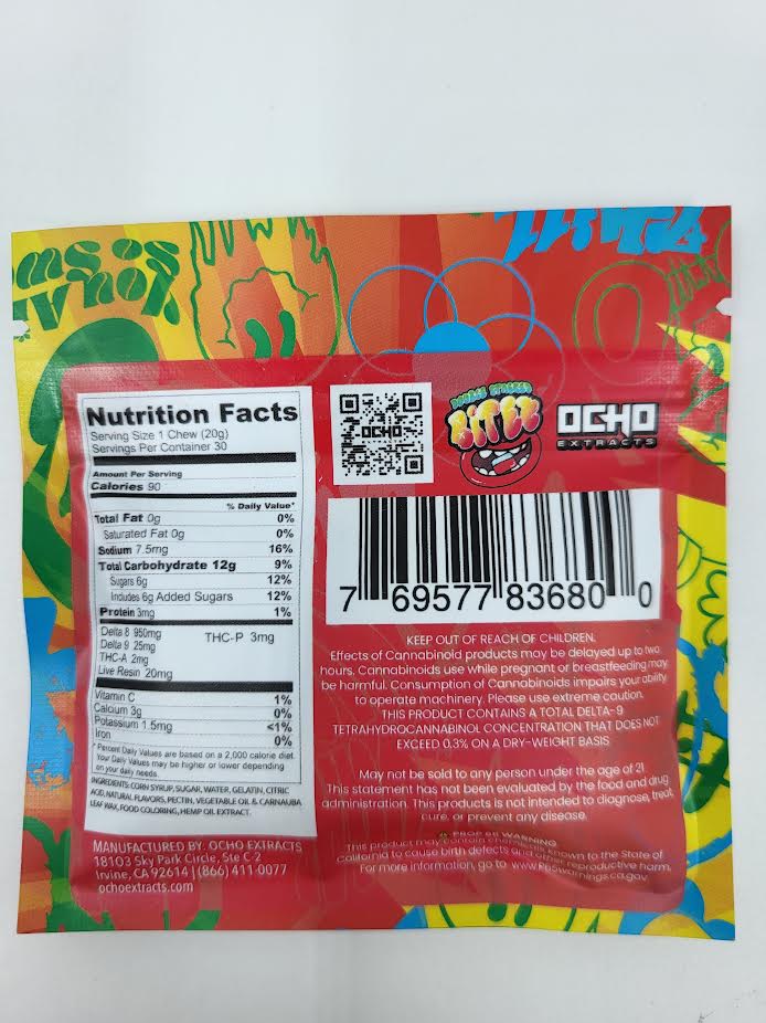 Double-Stacked BITEZ - Gummies (2000mg)