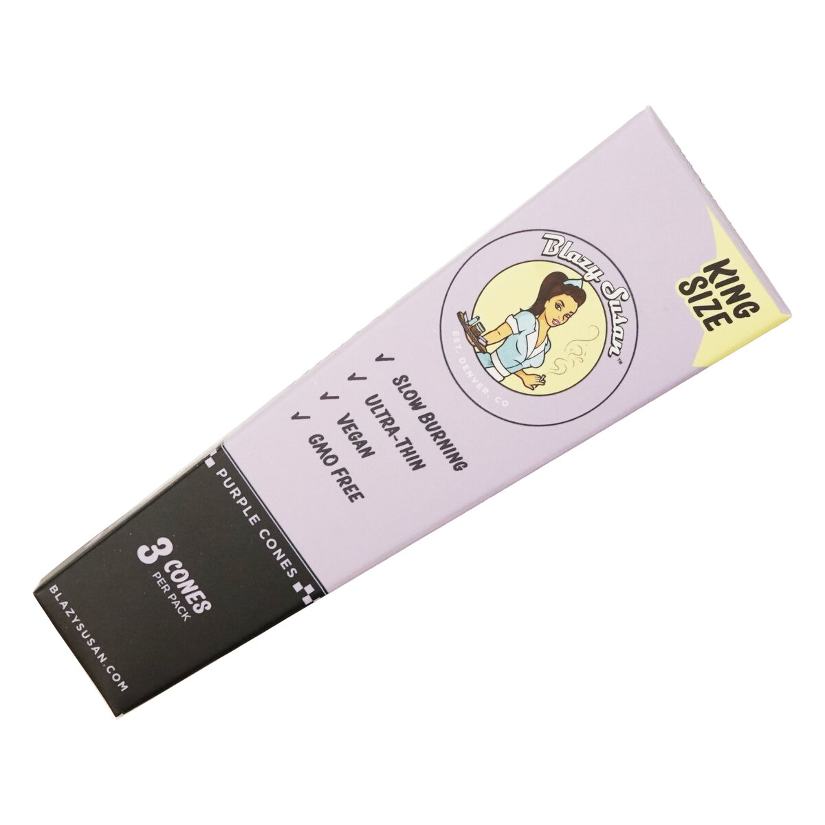 Blazy Susan King Size Premium Purple Cones - 3 Pack