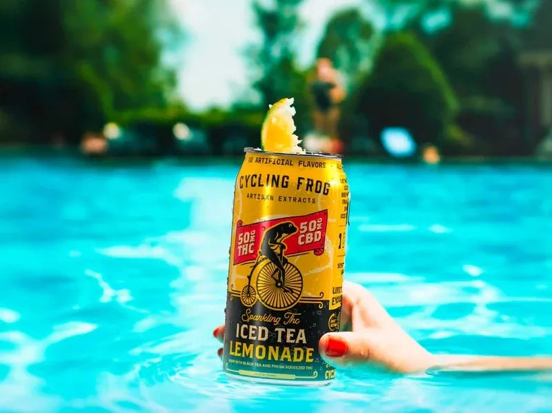 Cycling Frog - Sparkling Iced Tea Lemonade (THC CBD Seltzer)