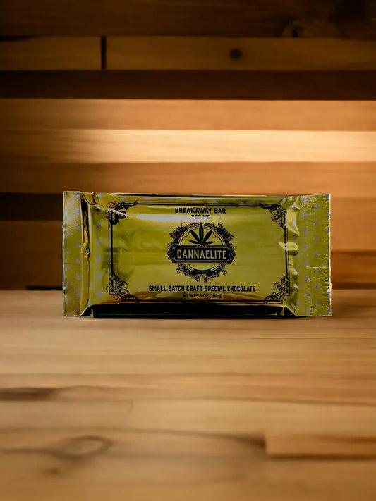 Cannaelite D9 Hand Crafted Chocolate- 4 Part Breakaway 20mg- Milk Chocolate