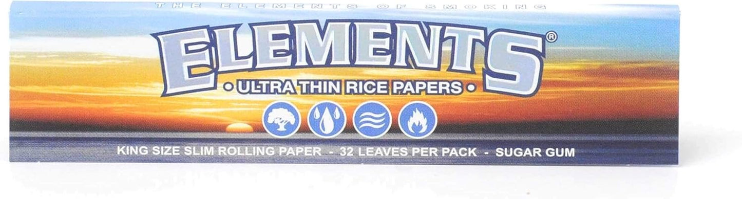 Elements King Size Slim Rolling Papers