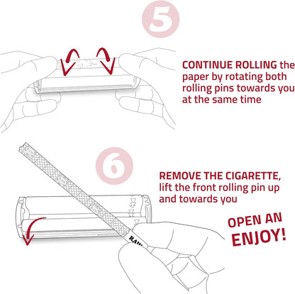 RAW Phatty 125 mm Crystal Clear Triple Strength Cigarette Rolling Paper Machine