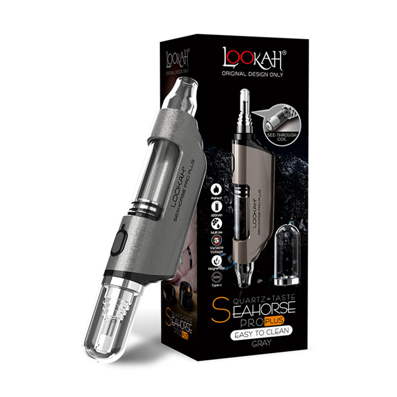 Lookah Vaporizer Seahorse Pro Plus (Grey)