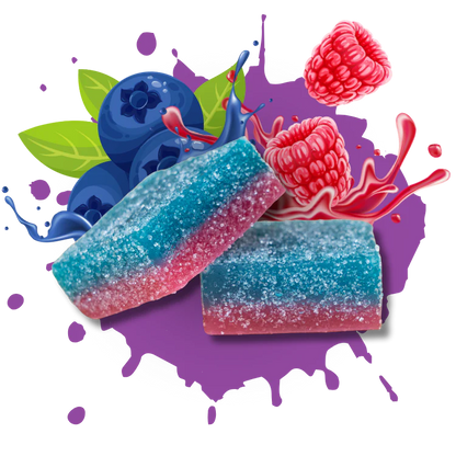 Ocho Extracts x Trip Drip x Sugar Double Stacked Bitez | (2ct) 2000mg - Blue Razz