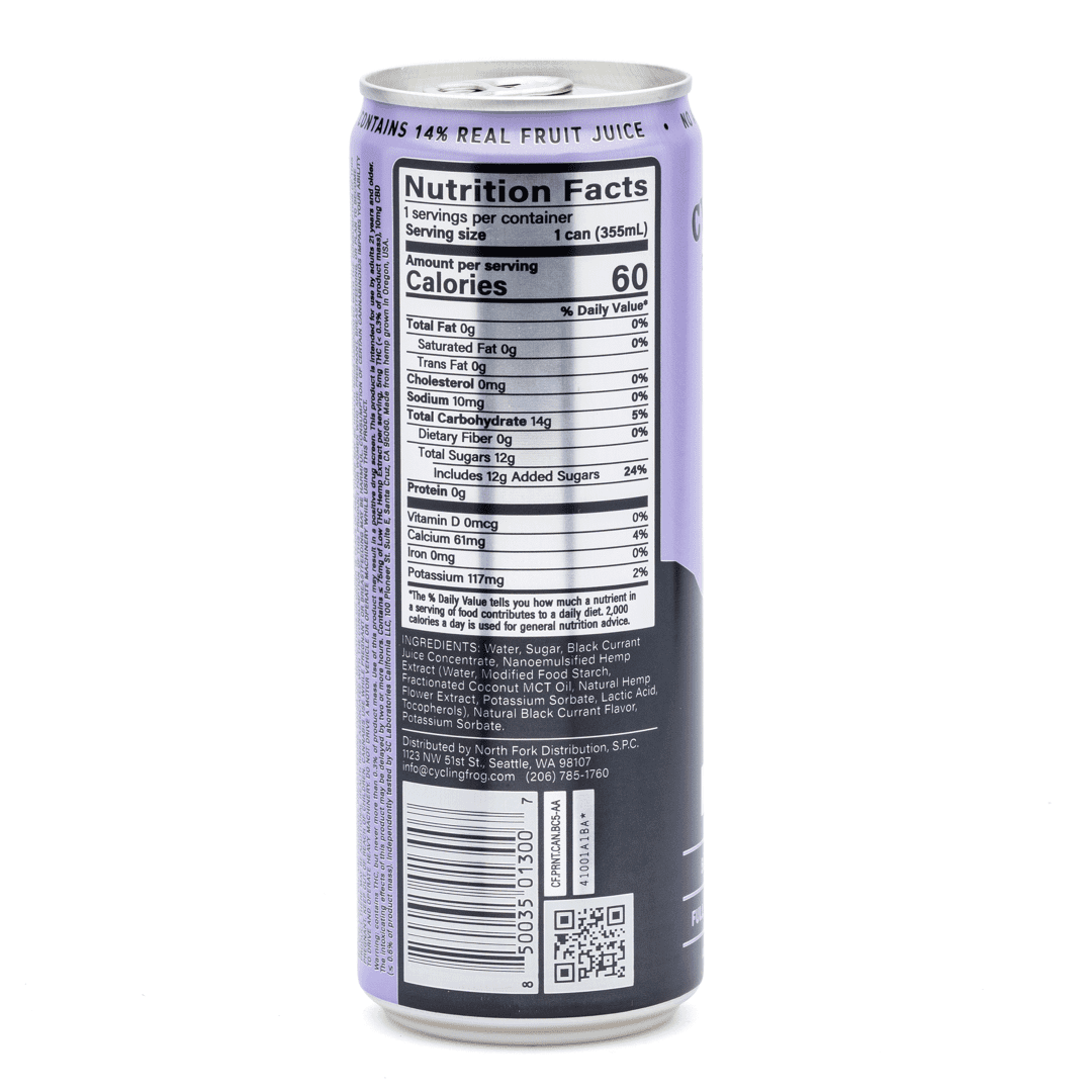 Cycling Frog - Black Currant (THC Seltzer)