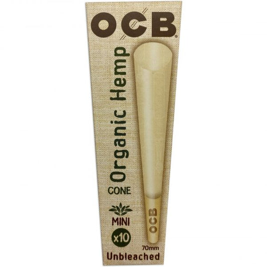 OCB Organic Hemp Mini Size Cones 10 Pack