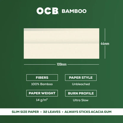 OCB Bamboo Slim Rolling Papers