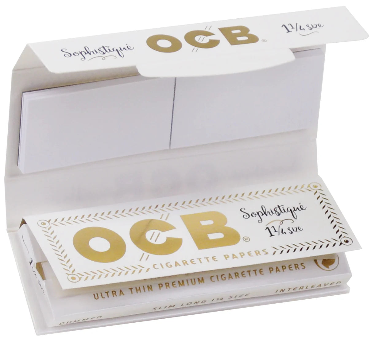OCB Sophistique 1 1/4 Size Rolling Papers + Tips