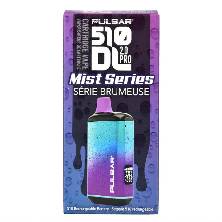 Pulsar 510 DL 2.0 Discreet Cartridge Vape- Mist Series Purple/Blue