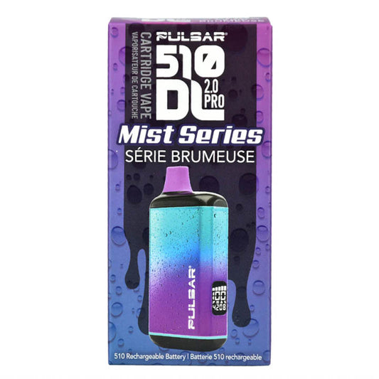 Pulsar 510 DL 2.0 Discreet Cartridge Vape- Mist Series Purple/Blue