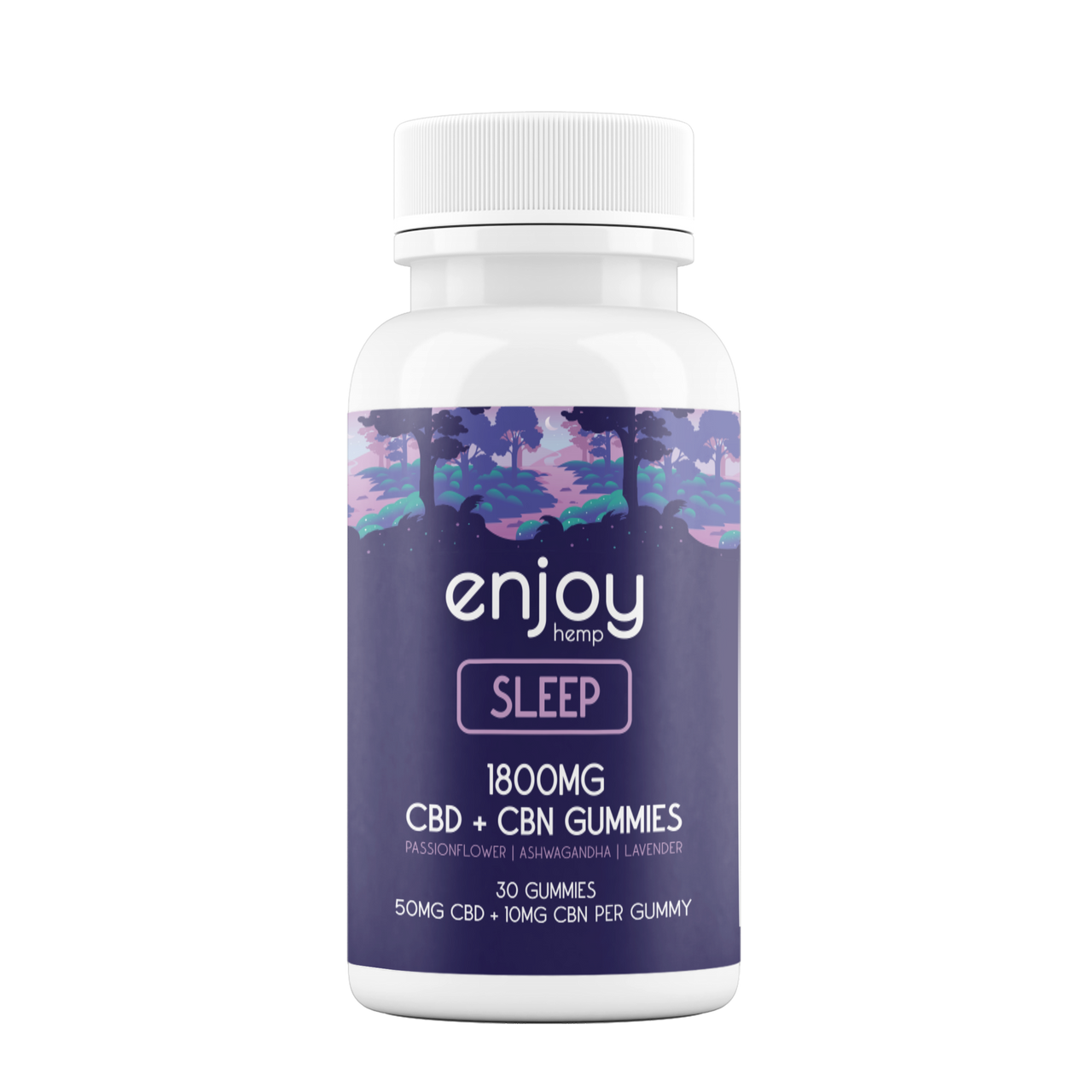 Sleep Gummies - CBD + CBN + Lavender + Passionflower + Ashwagandha (Full Spectrum)