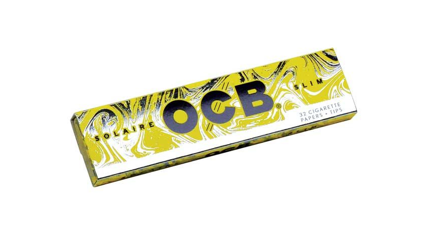 OCB Solaire Slim Rolling Papers + Tips