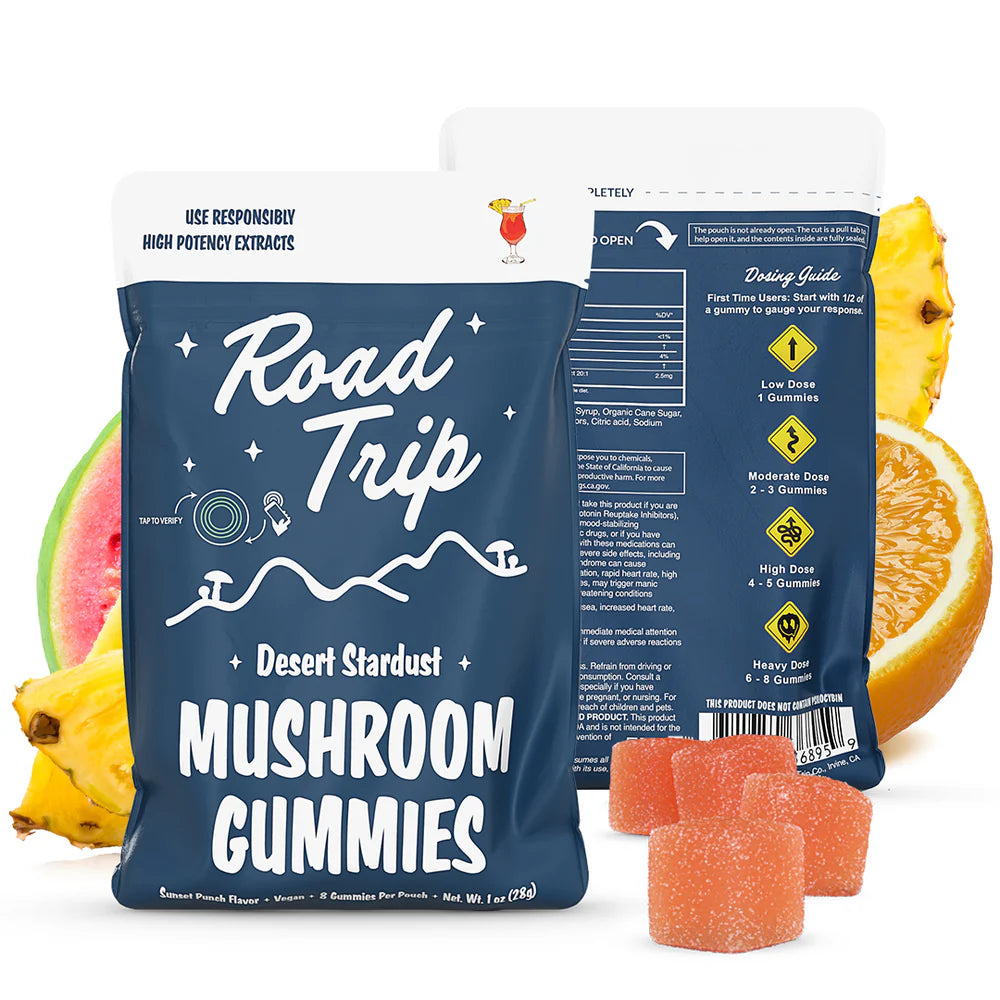 Road Trip Desert Stardust Mushroom Gummy- Sunset Punch