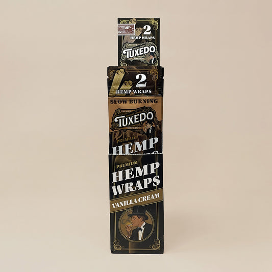 Tuxedo Hemp Wraps 2 pk. - Vanilla Cream
