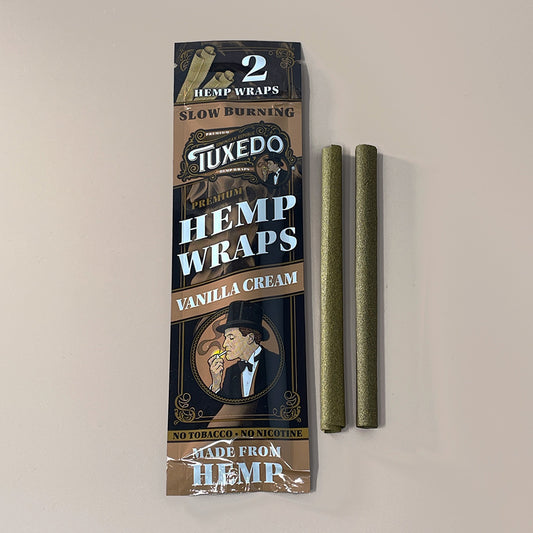 Tuxedo Premium Hemp Wraps Vanilla Cream