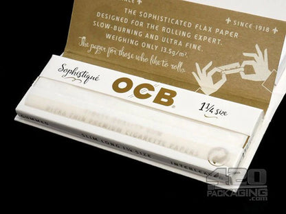OCB Sophistique 1 1/4 Size Rolling Papers + Tips