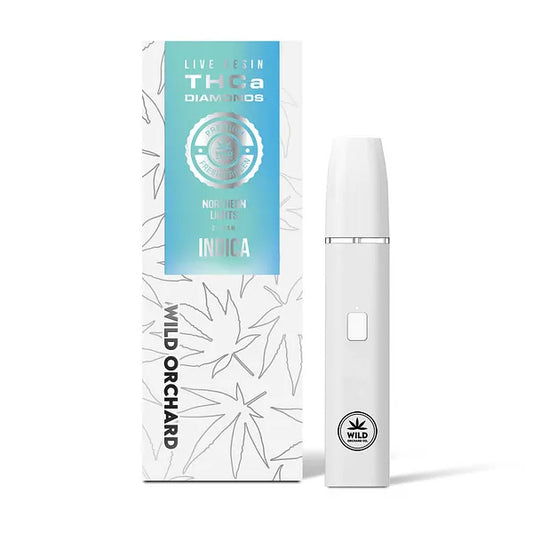 Wild Orchard - Live Resin THCA Diamonds Disposable Vape - Northern lights (Indica) 2G