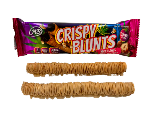 Crispy Blunts - Hazelnut Milk Chocolate (100mg)