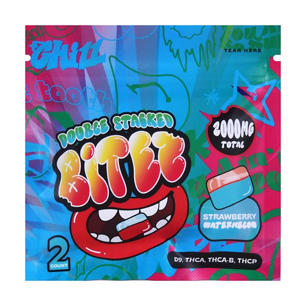 Ocho Extracts x Trip Drip x Sugar Double Stacked Bitez | (2ct) 2000mg - Strawberry Watermelon