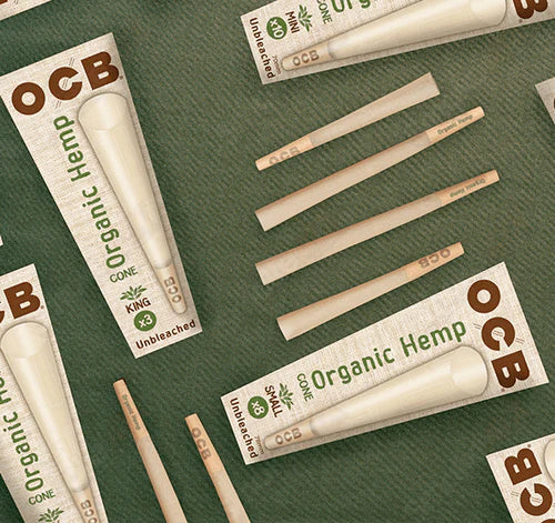OCB Organic Hemp King Size Cones 3 Pack