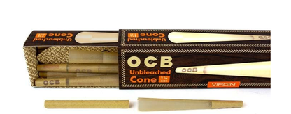 OCB Unbleached Cones (1 1/4 Size) 32 Pack