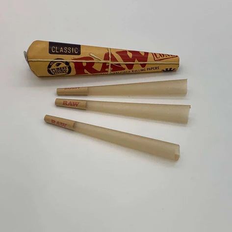 Raw Organic Hemp King Size Cones 3 Pack