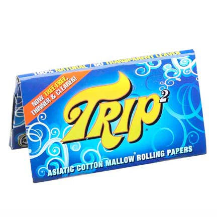 Trip2 1 1/4 Size Clear Rolling Papers