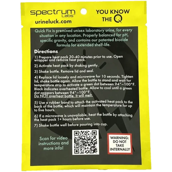 QuickFix Plus Spectrum Labs - Synthetic Urine