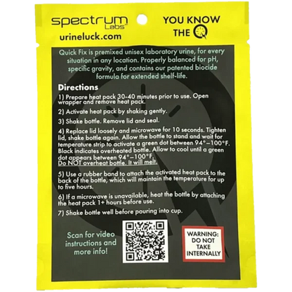 QuickFix Plus Spectrum Labs - Synthetic Urine