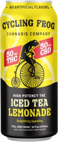 Cycling Frog - Sparkling Iced Tea Lemonade (THC CBD Seltzer)