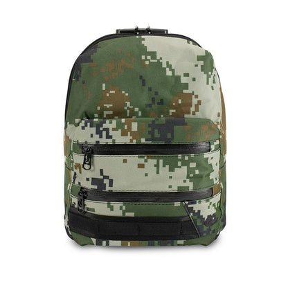 Skunk Lockable Green Pixelated Camo Backpack