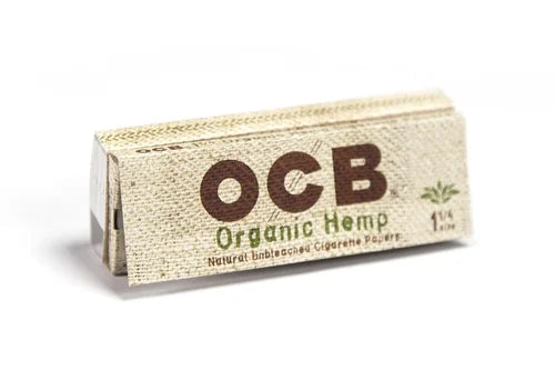 OCB Organic Hemp 1 1/4 Size Rolling Papers + Tips