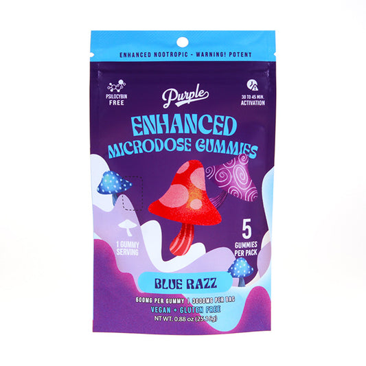 Purple Magic Mushroom Gummy -  Blue Razz (3000mg)