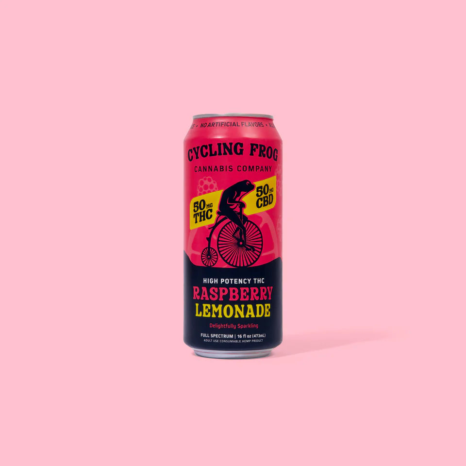 Cycling Frog - Raspberry Lemonade (Sparkling THC Seltzer)