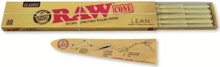 Raw - Classic Lean Cones 20 pk.
