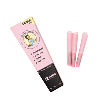 Blazy Susan - Shorty Size Premium Pink Cones (12 Pack)