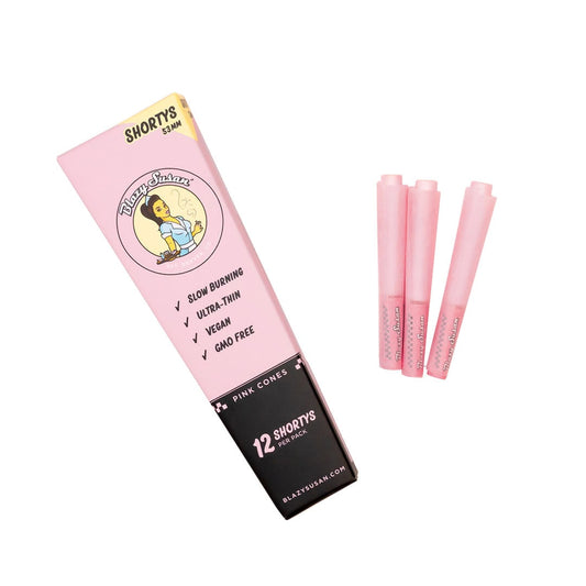 Blazy Susan - Shorty Size Premium Pink Cones (12 Pack)