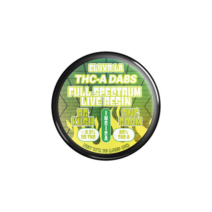 80% THC-A Full Spectrum Live Resin Dabs (Badder)