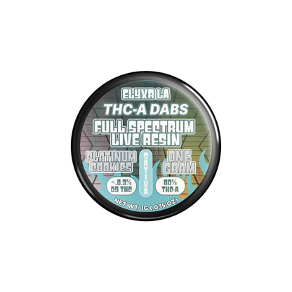 80% THC-A Full Spectrum Live Resin Dabs (Badder)