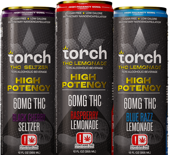 Torch - High Potency THC Seltzer (60mg, 12oz)